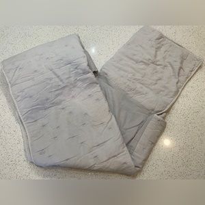 Pottery Barn Kids Finley crib skirt gray stars 100% Organic Cotton